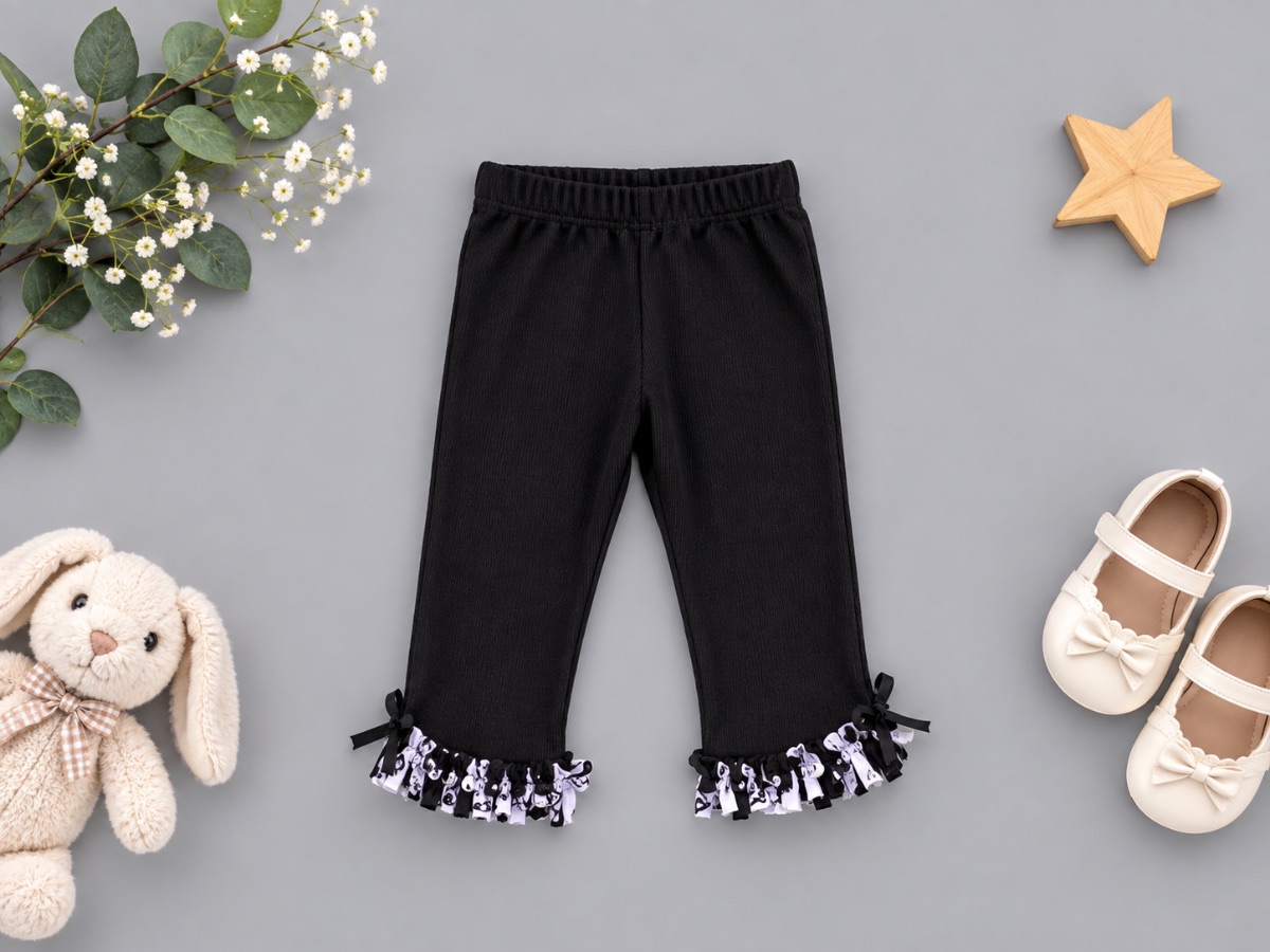 Midnight Bow Lace Leggings — photo 2