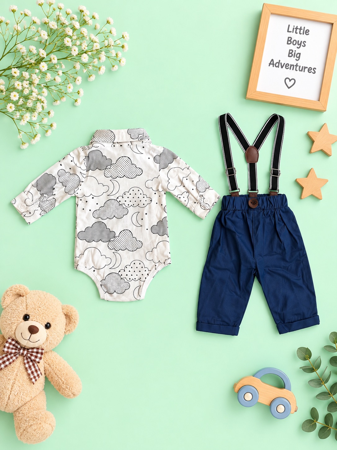 Little Explorer Suspender Set — photo 2