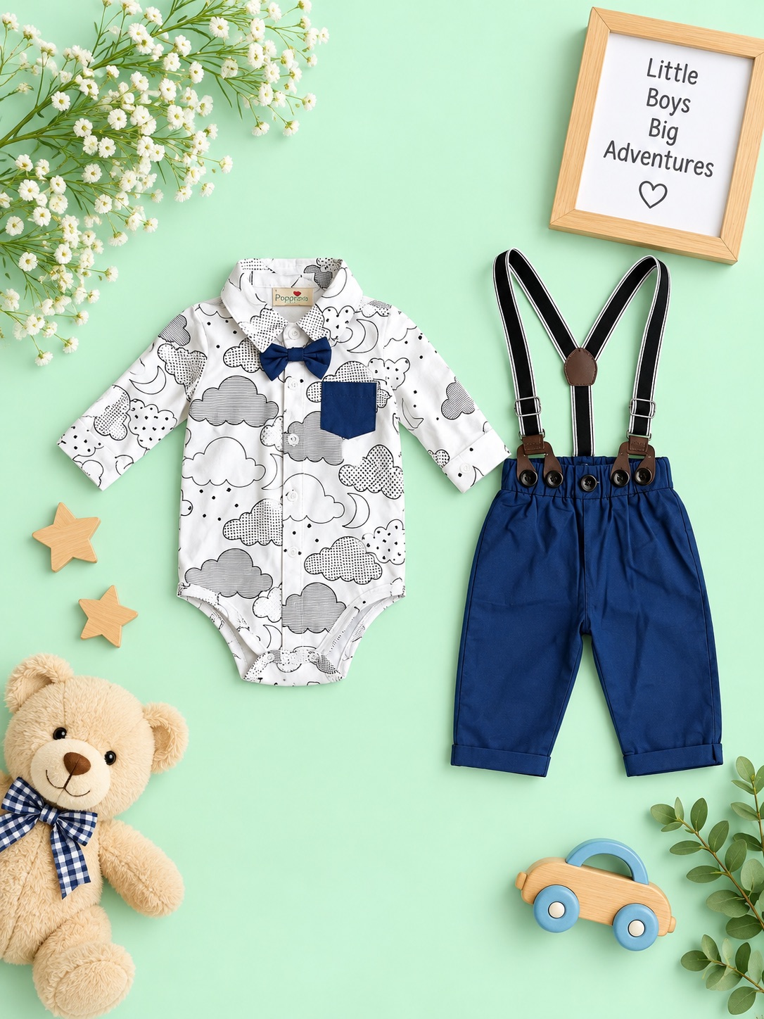 Little Explorer Suspender Set
