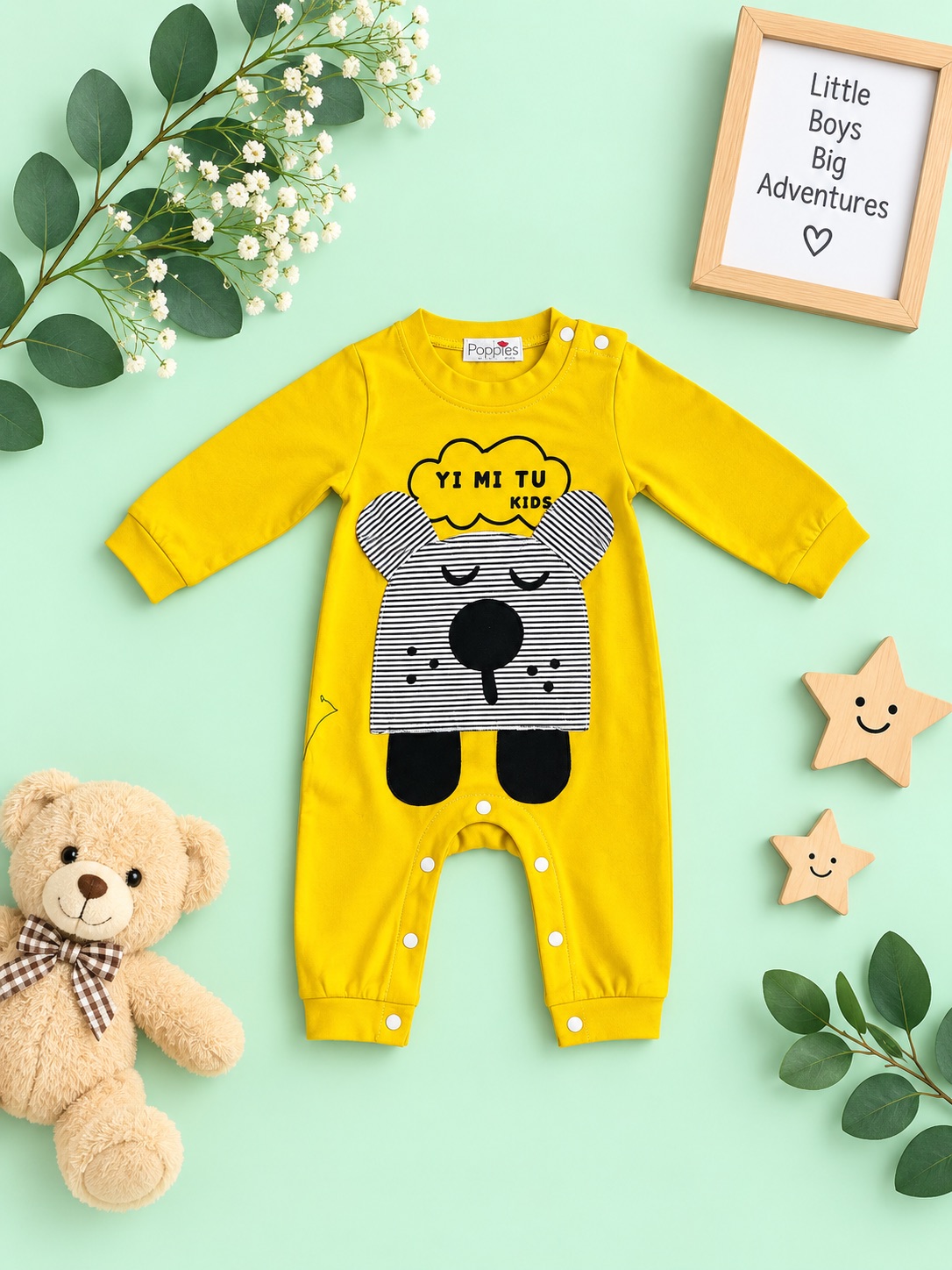 Sunny Safari Bear Romper