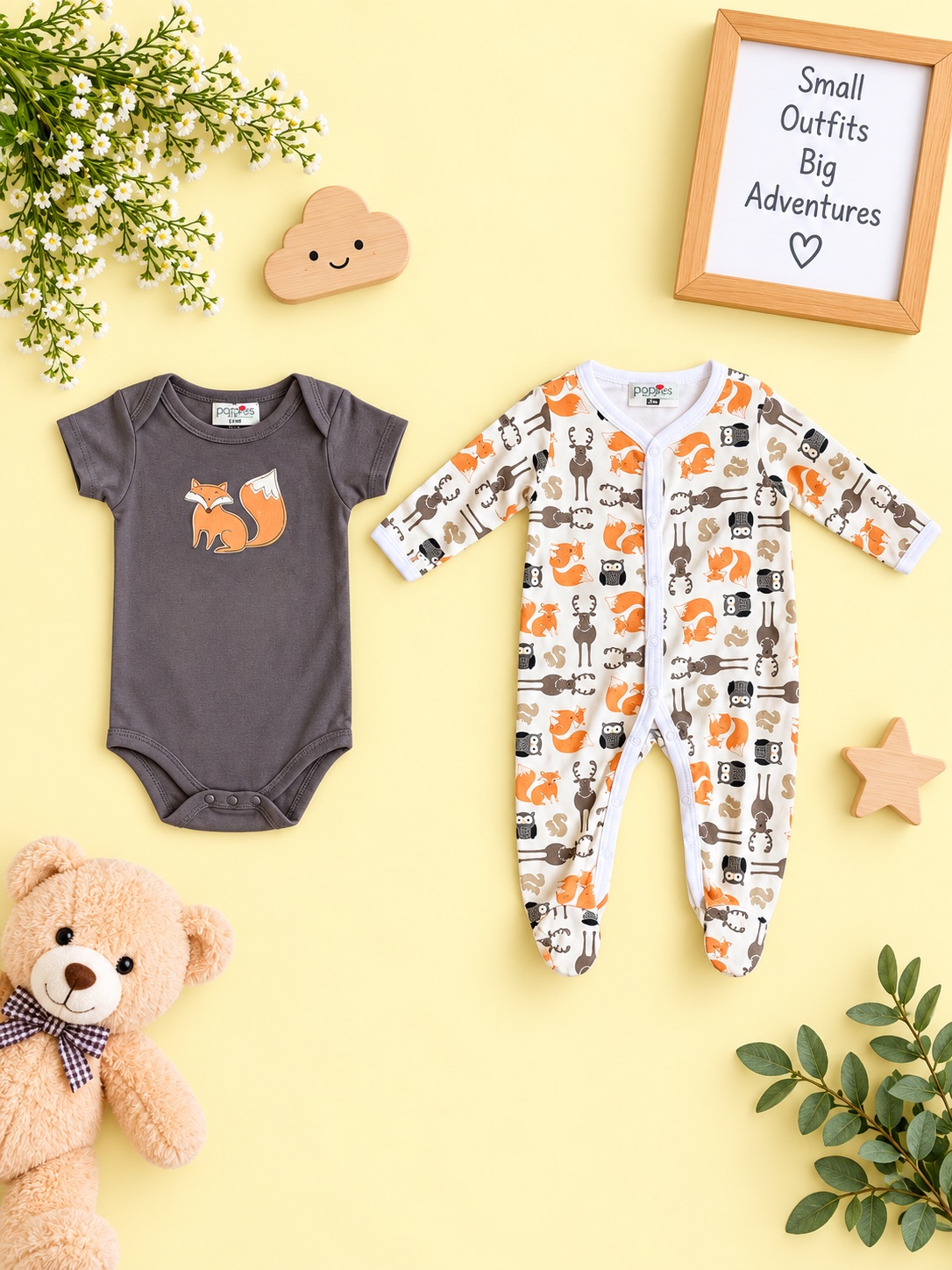 Little Woodland Friends 2-Piece Set
