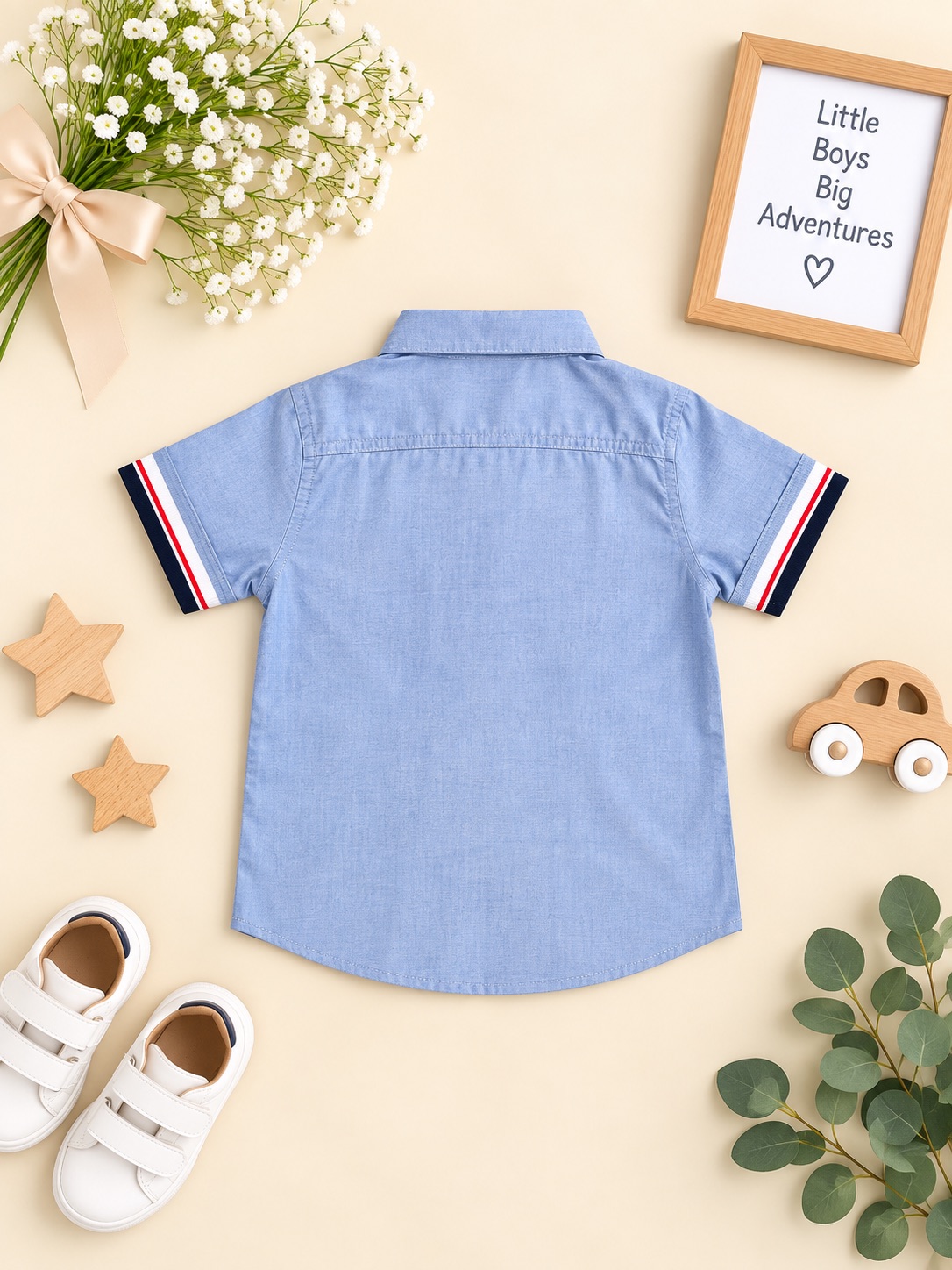 Little Explorer Stripe Shirt — photo 2