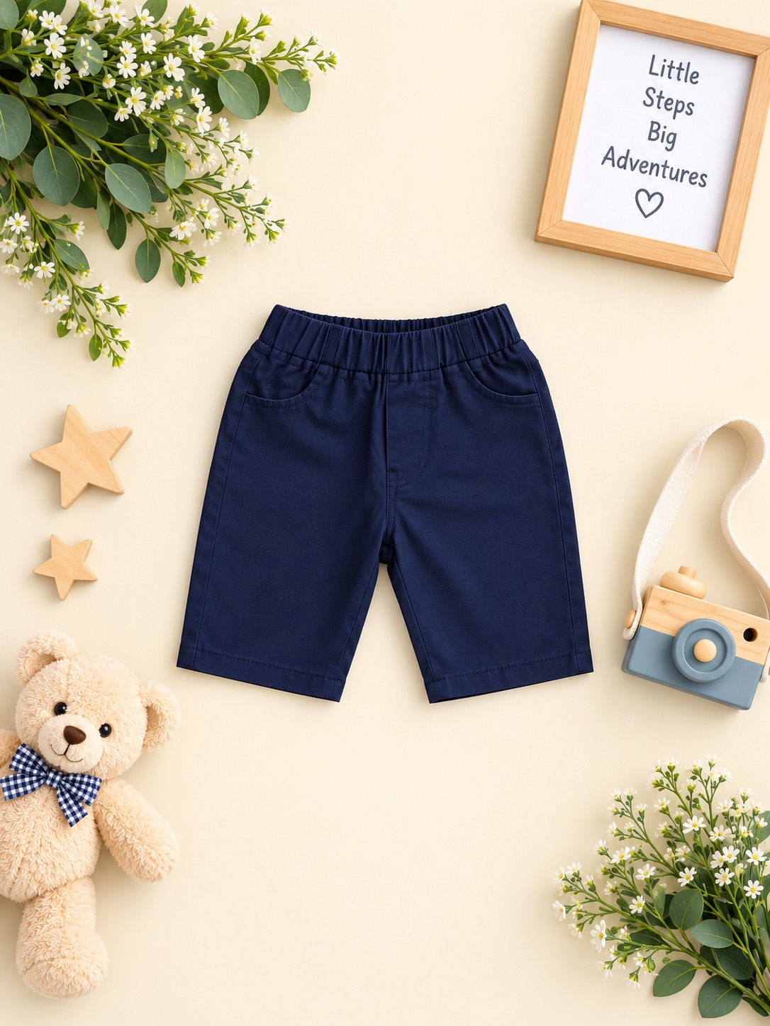 Little Explorer Navy Shorts