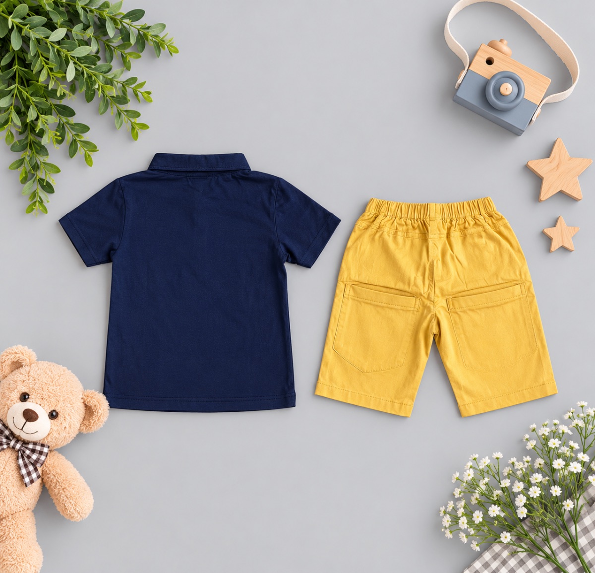 Navy Bloom Cargo Set — photo 2