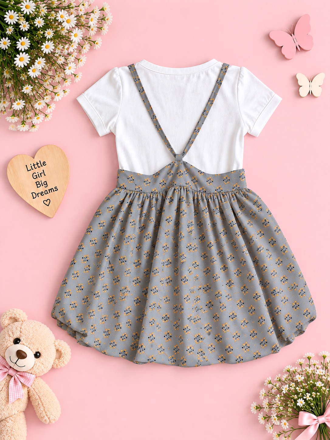 Little Blossom Pinafore Set — photo 2