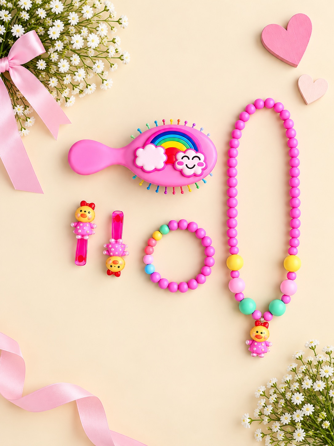 Pink Rainbow Charm Set — photo 2