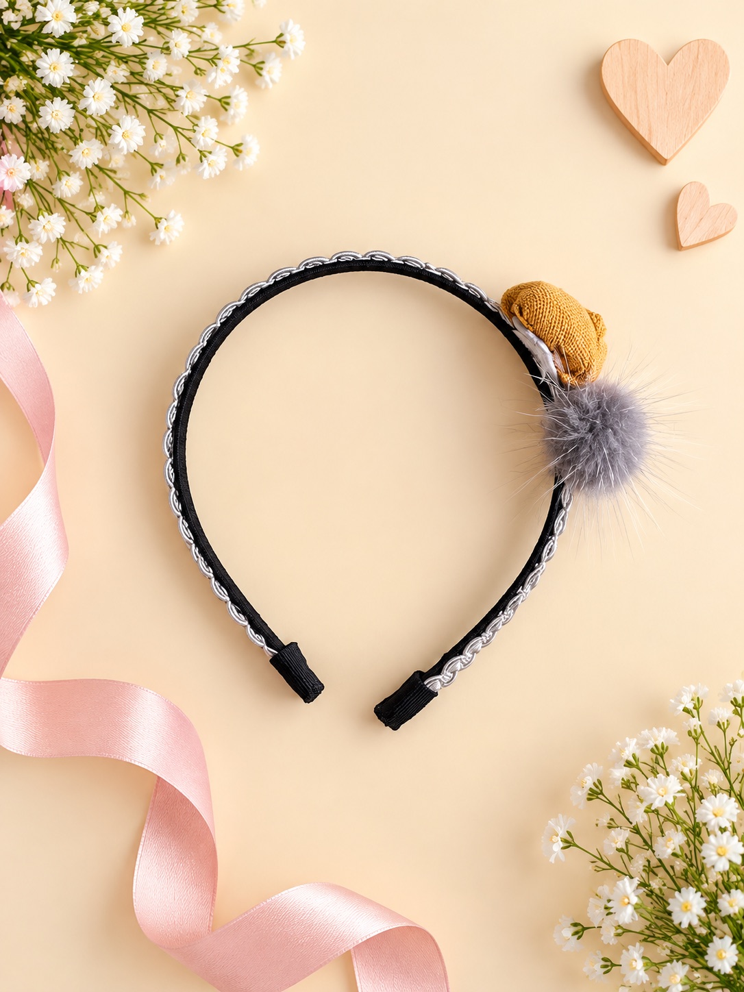 Golden Rose Elegance Headband