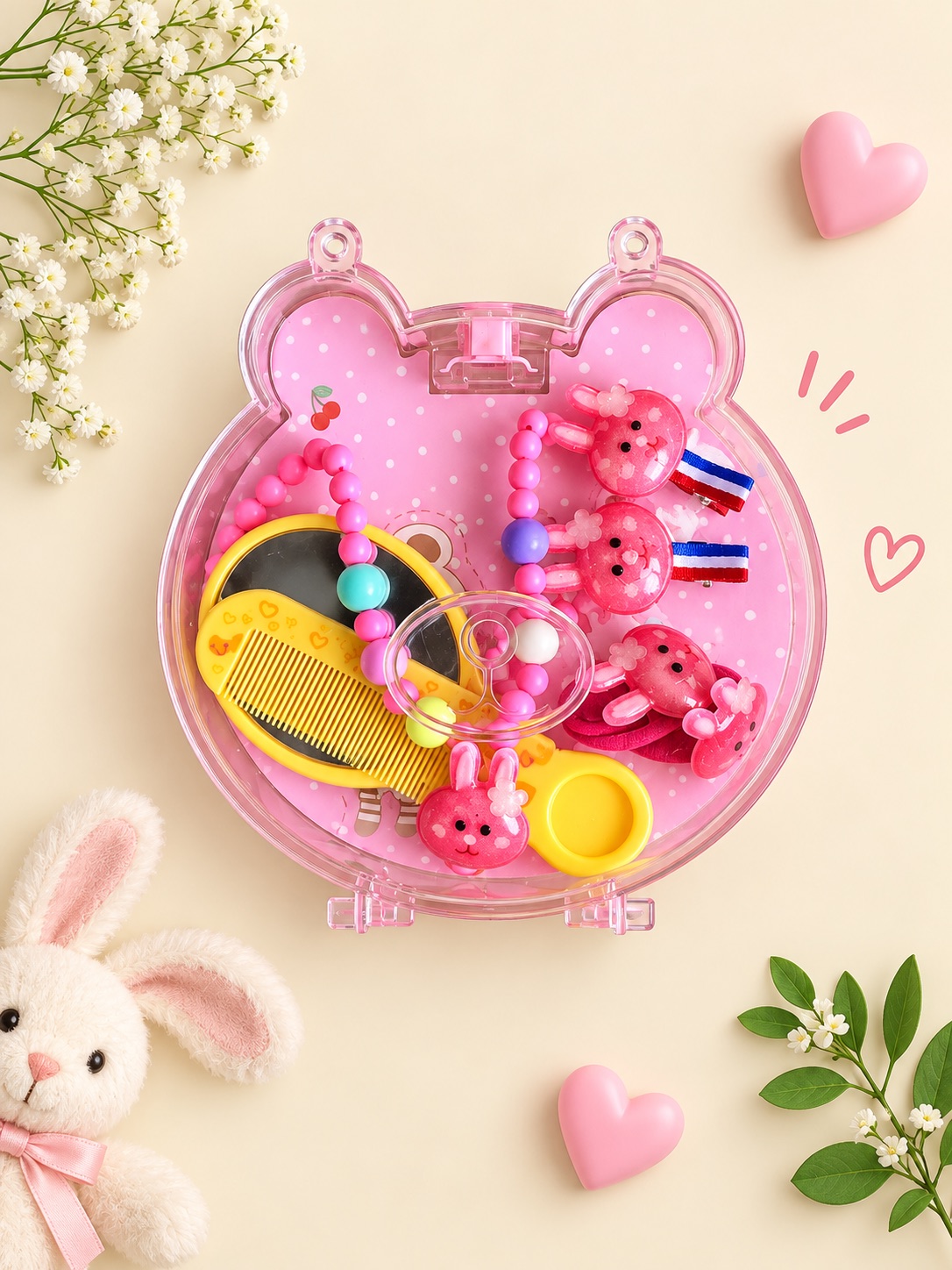 Pink Bear Beauty & Jewelry Set — photo 2