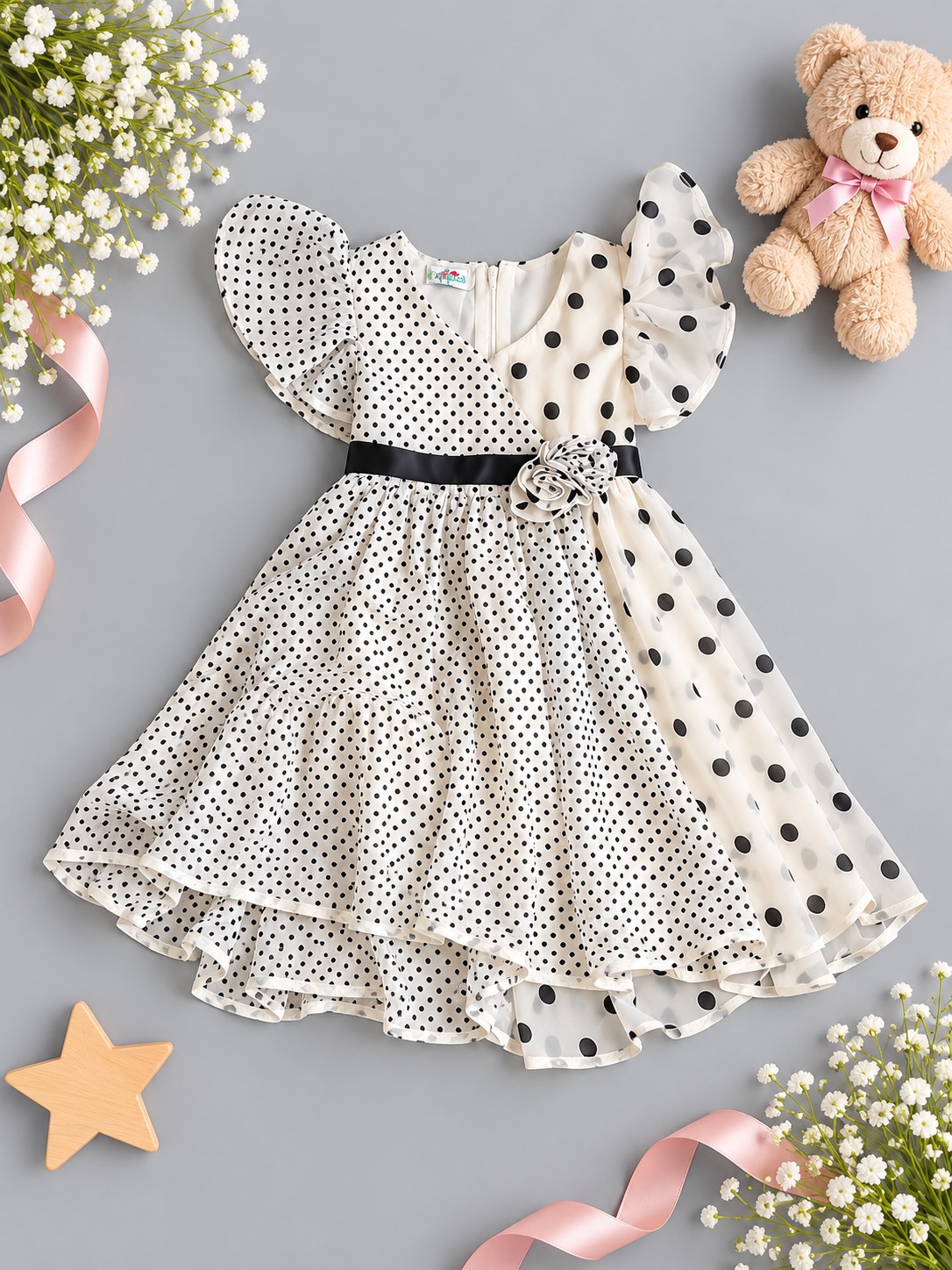 Polka Charm Party Dress
