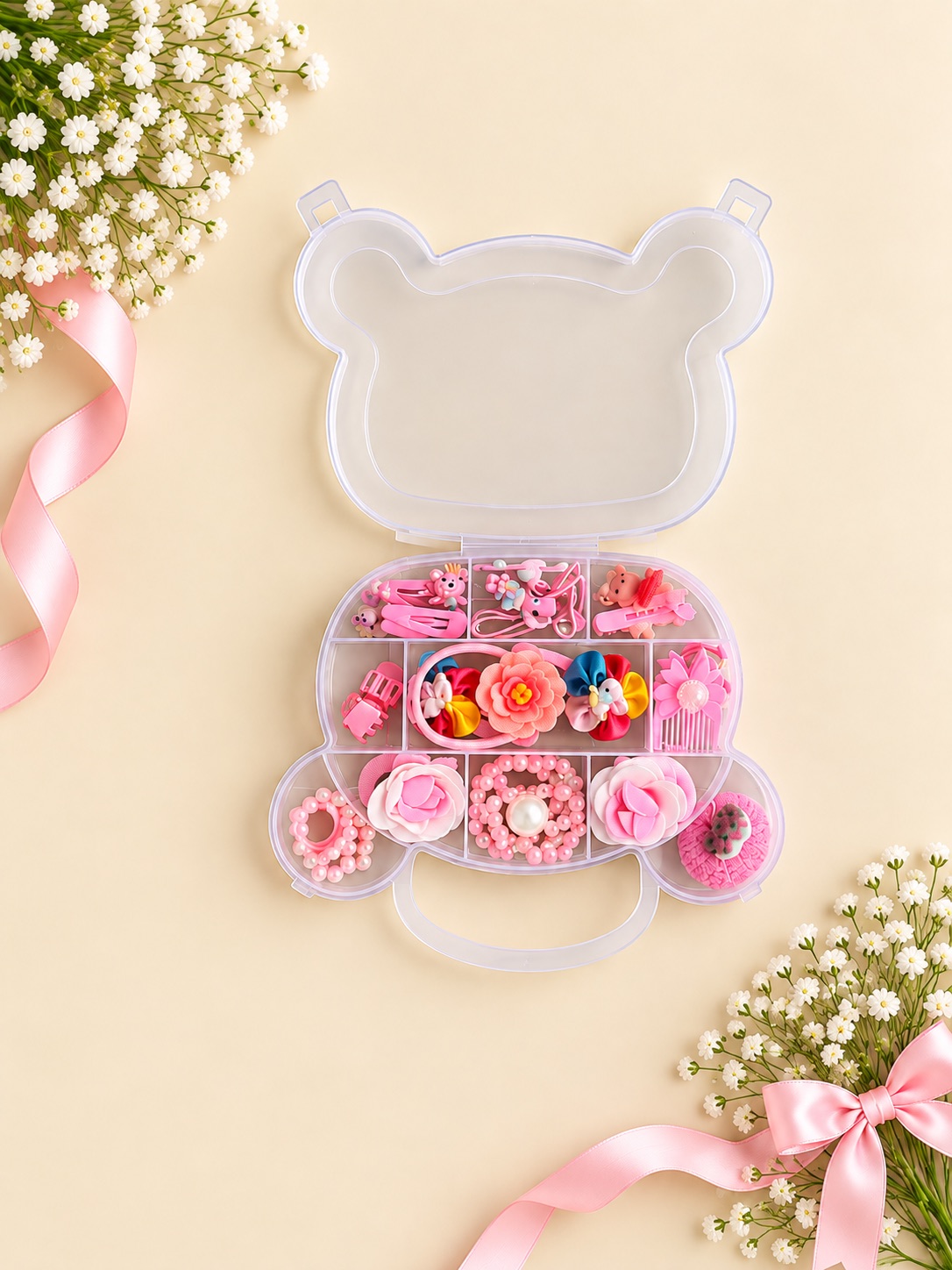 Pretty Pink Princess Hair Accessories Set