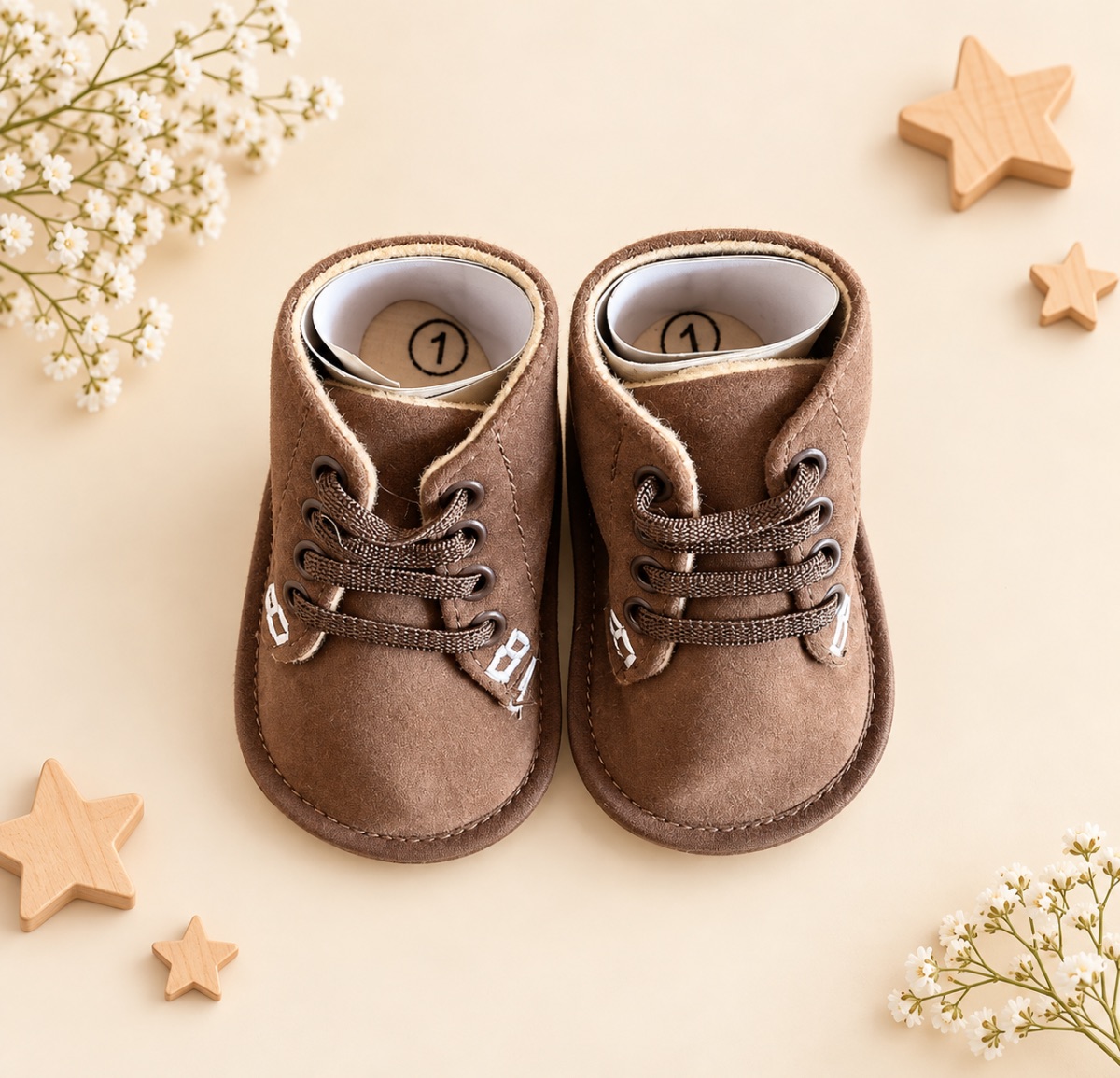 Cozy Cocoa Baby Boots