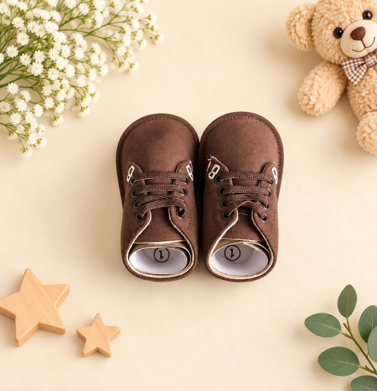 Cozy Cocoa Baby Boots — photo 3