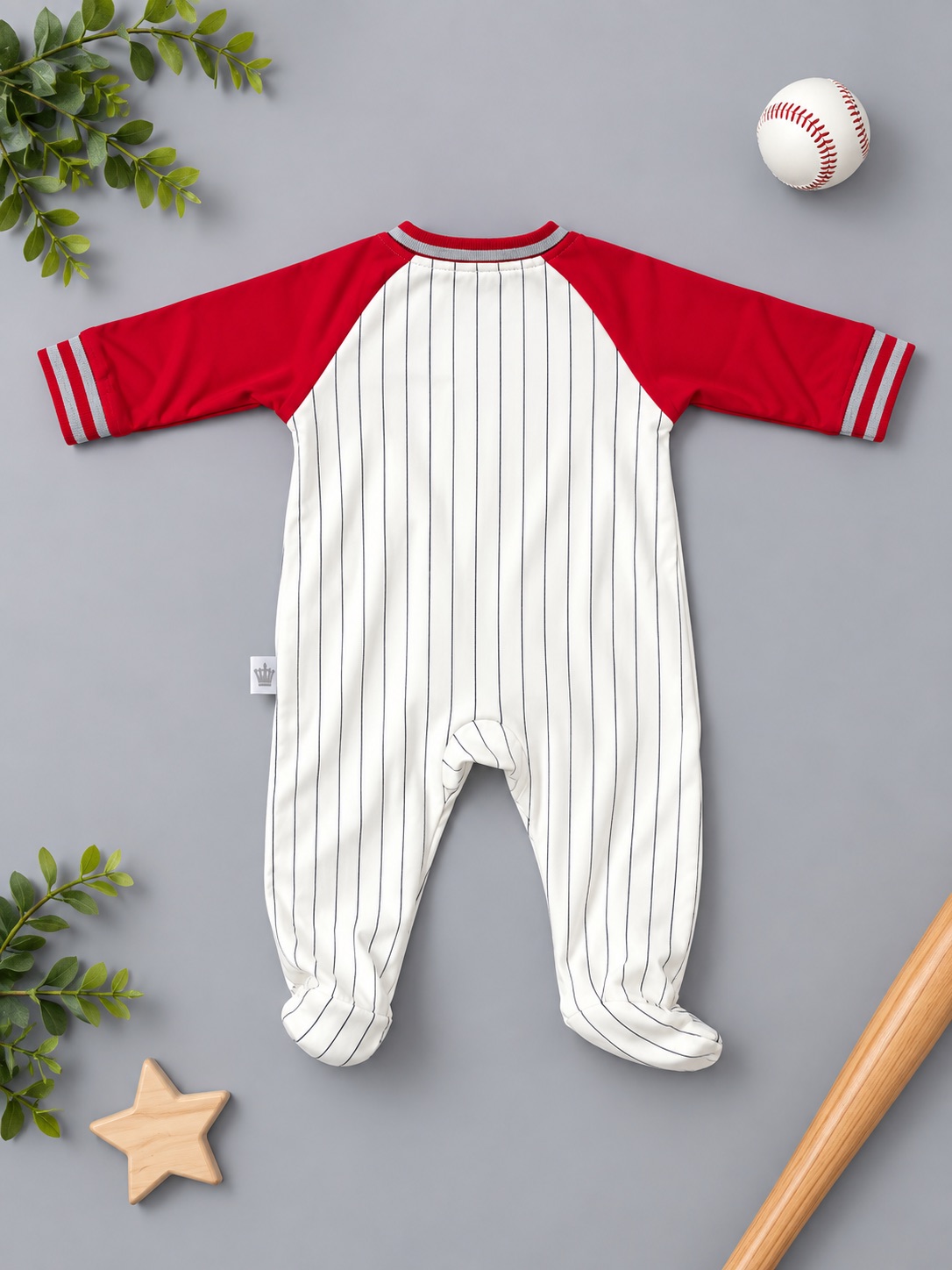 Little All-Star Baseball Romper — photo 2