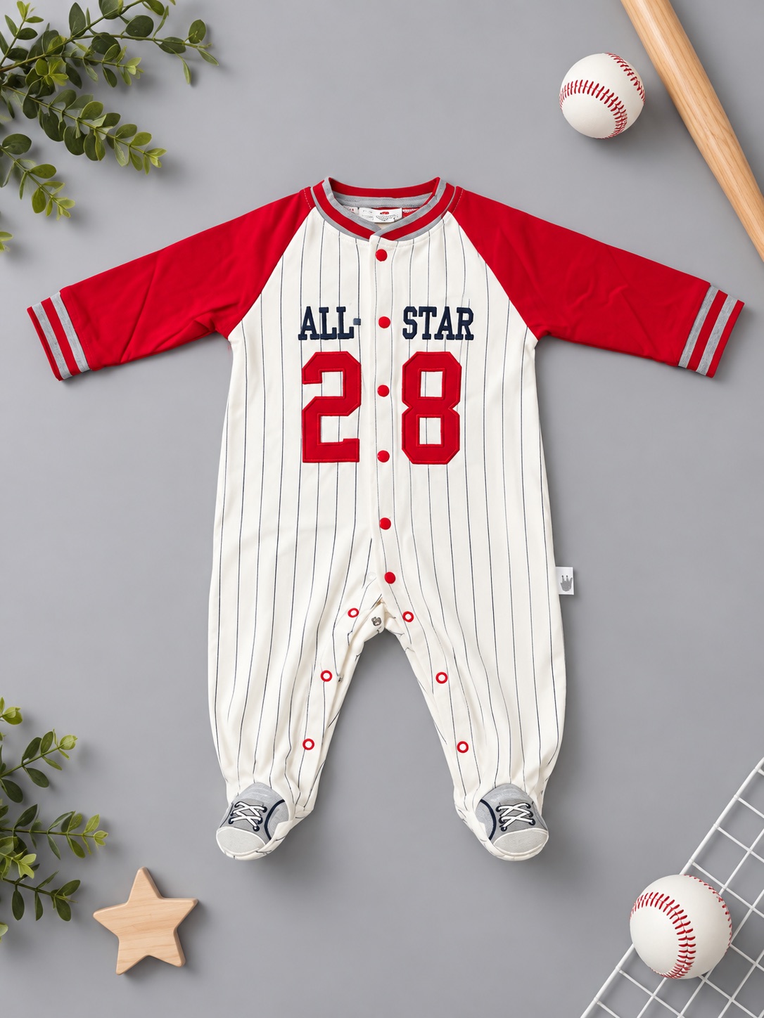 Little All-Star Baseball Romper