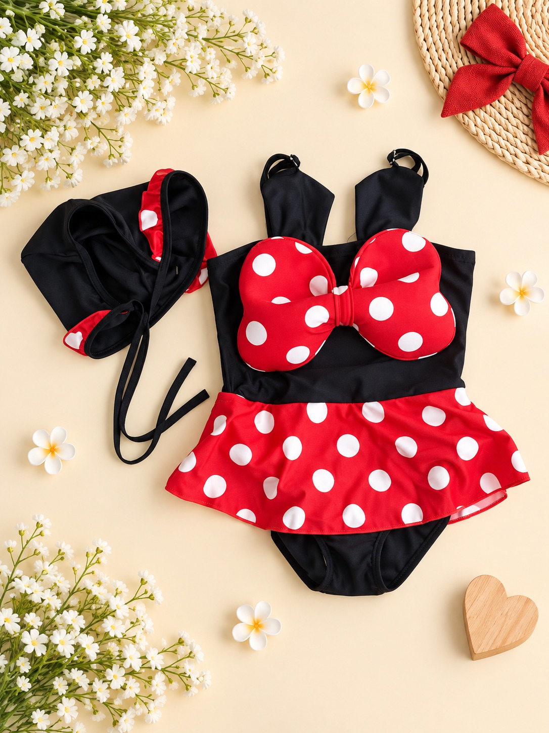 Minnie Polka Bow Swimsuit
